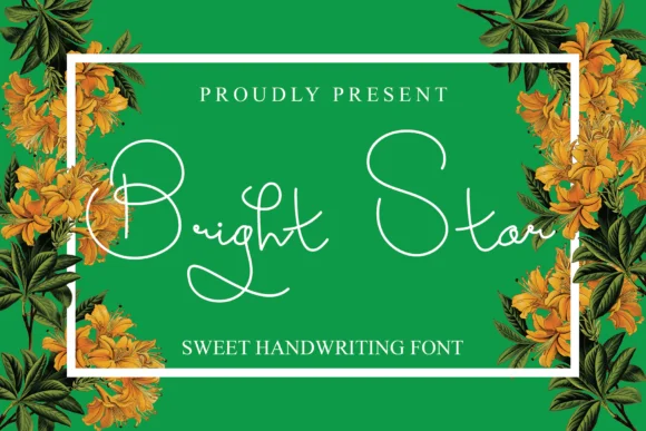Bright Star Font by erik studio by erik studio — Script Handwritten Font