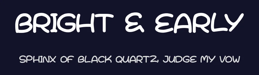 Bright & Early by Hawtpixel — Decorative Font — thumbnail 2