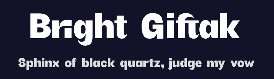 Bright Giftak by Timelesstype Studio — Sans Serif Font — thumbnail 2