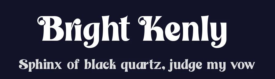 Bright Kenly by Timelesstype Studio — Decorative Font — thumbnail 2