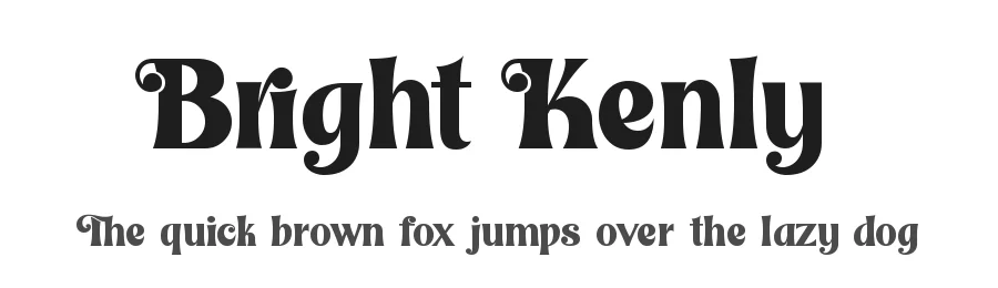 Bright Kenly by Timelesstype Studio — Decorative Font