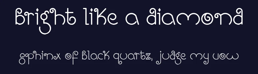 Bright Like A Diamond by Misti's Fonts — Decorative Font — thumbnail 2