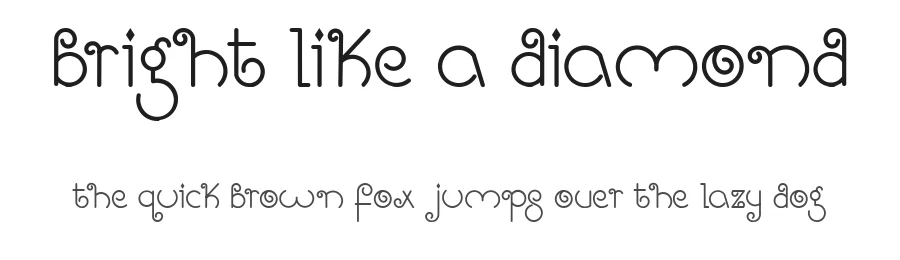 Bright Like A Diamond by Misti's Fonts — Decorative Font