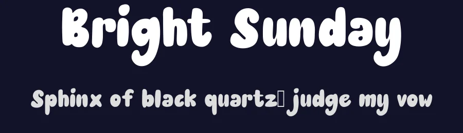 Bright Sunday by Rissyletter Studio — Decorative Font — thumbnail 2