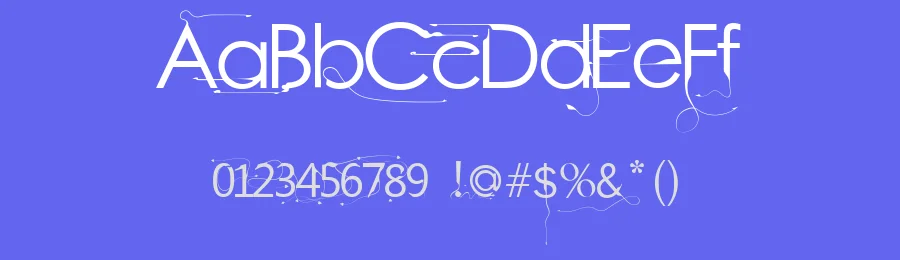 Bright Young Things by Hugo Beyts — Decorative Font — thumbnail 3