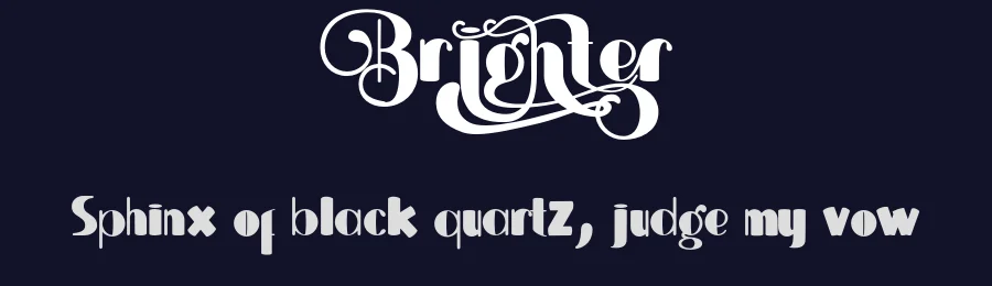 Brighter by SSI.Scraps — Decorative Font — thumbnail 2