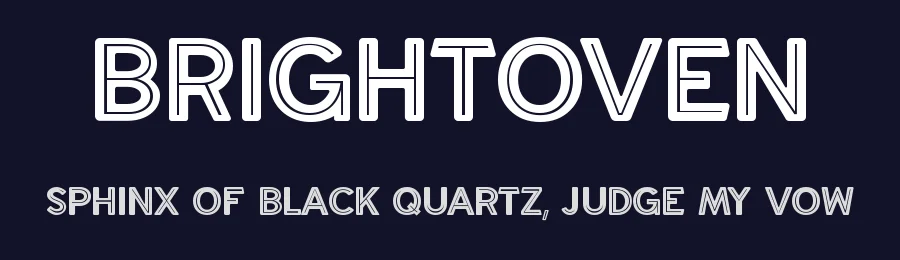 Brightoven by UI Creative — Sans Serif Font — thumbnail 2
