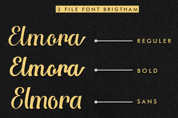 Brigtham Font by Skinny type — Script Handwritten Font — thumbnail 4