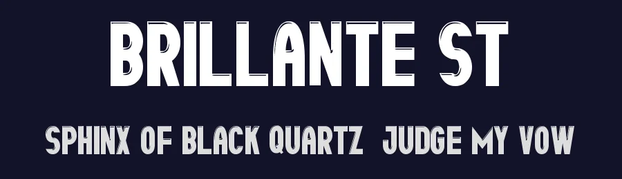 Brillante St by Southype — Decorative Font — thumbnail 2