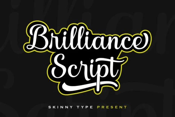 Brilliance Font by Skinny type — Script Handwritten Font