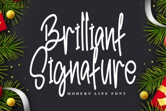 Brilliant Signature Font by Inermedia STUDIO by Inermedia STUDIO — Script Handwritten Font