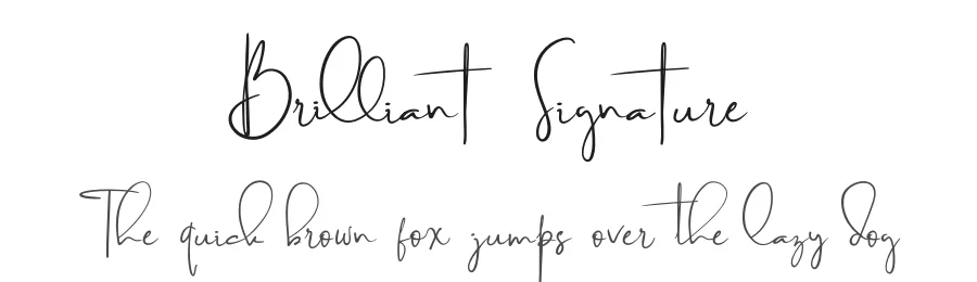 Brilliant Signature