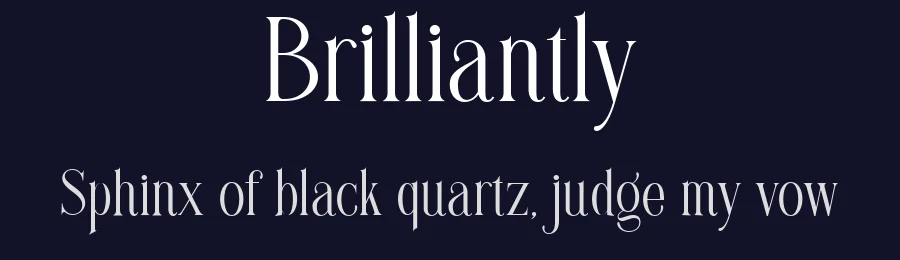 Brilliantly by Letterhend Studio — Serif Font — thumbnail 2