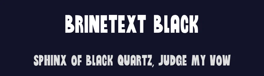 Brinetext Black by Skyhaven Fonts — Decorative Font — thumbnail 2
