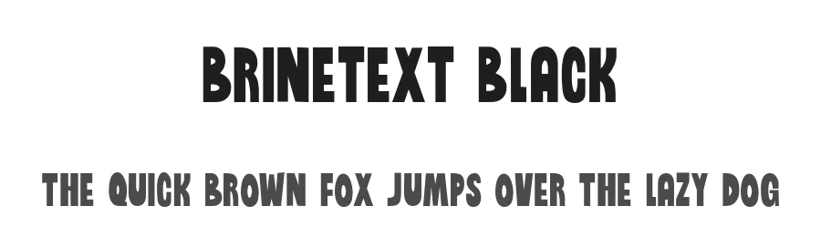 Brinetext Black by Skyhaven Fonts — Decorative Font