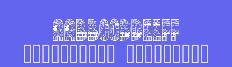 Brinetext Pattern by Skyhaven Fonts — Decorative Font — thumbnail 3