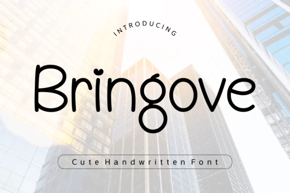 Bringove Font by Rizkky (7NTypes) — Script Handwritten Font