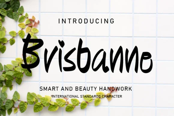 Brisbanne Font by shiddiq.art — Script Handwritten Font