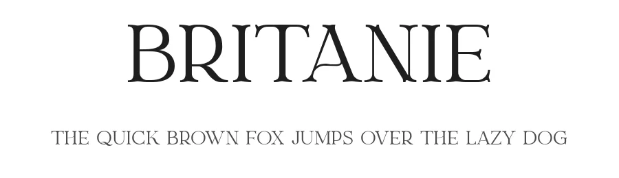 Britanie by UI Creative β Decorative Font