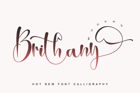 Brithany Font by Stefani Letter — Script Handwritten Font
