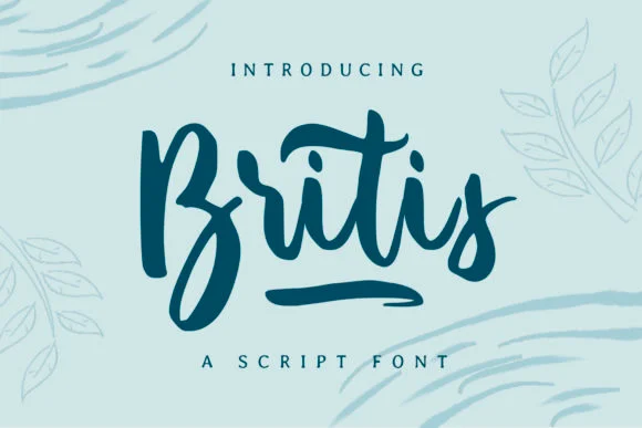 Britis Font by sancreastd. — Script Handwritten Font