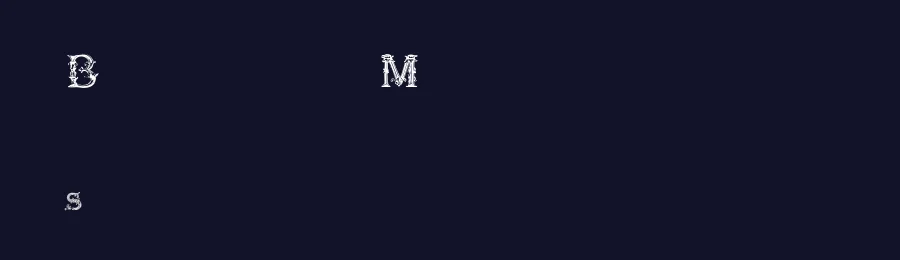 British Museum 1490 by Cloutierfontes — Decorative Font — thumbnail 2