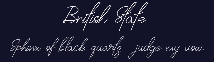 British State by Lettertype Studio — Script Handwritten Font — thumbnail 2