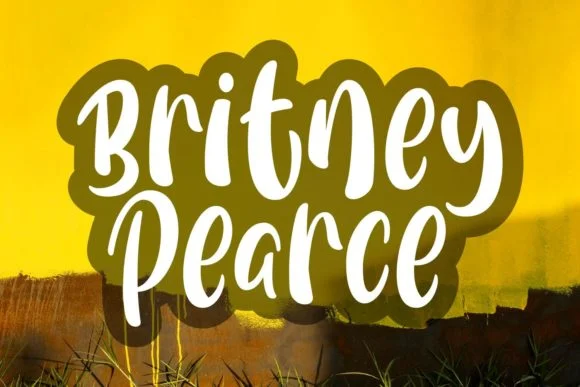 Britney Pearce Font by Rifki (7ntypes) — Script Handwritten Font