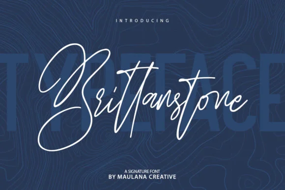 Brittanstone Duo Font by Maulana Creative — Script Handwritten Font
