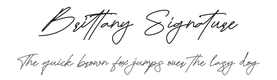 Brittany Signature
