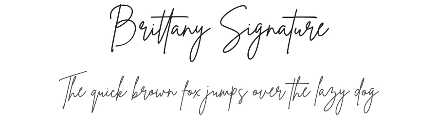 Brittany Signature