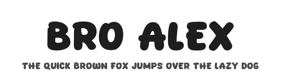Bro Alex by Khurasan — Decorative Font