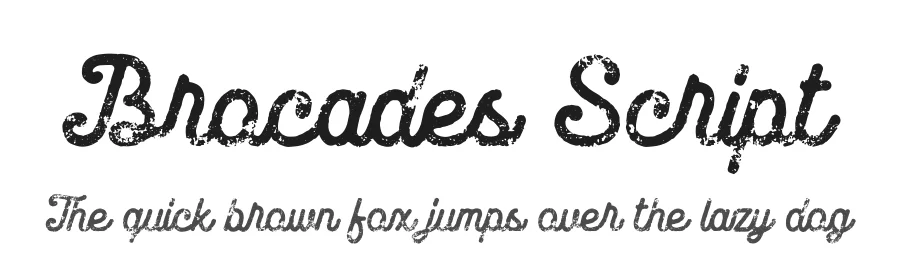 Brocades Script
