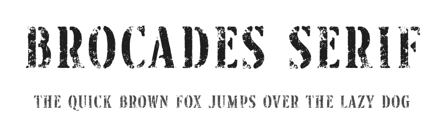 Brocades Serif by Edignwn Type — Decorative Font