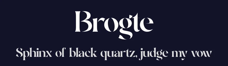 Brogte by Storytype Studio — Decorative Font — thumbnail 2