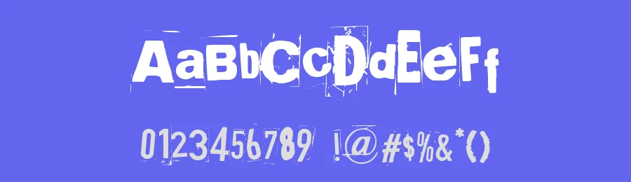 Broken 15 by Misprinted Type — Decorative Font — thumbnail 3