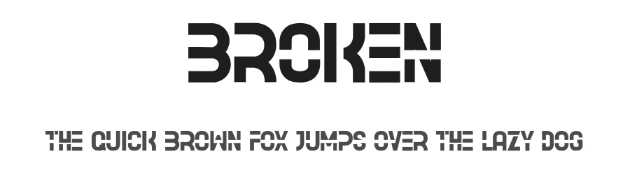 Broken