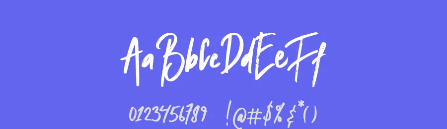 Broken Dark by QueenType — Script Handwritten Font — thumbnail 3