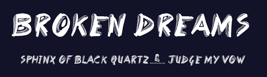 Broken Dreams by JSH creates — Decorative Font — thumbnail 2