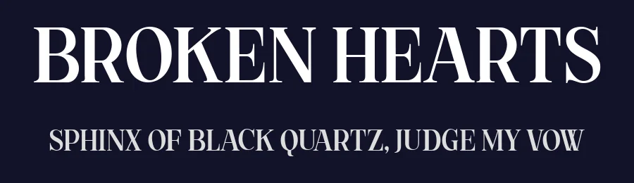 Broken Hearts by Vladimir Nikolic — Serif Font — thumbnail 2