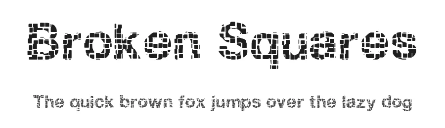 Broken Squares