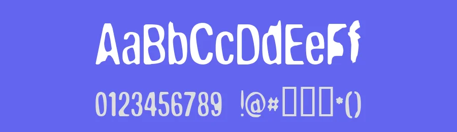 Broken Wing by ChannelZero — Decorative Font — thumbnail 3
