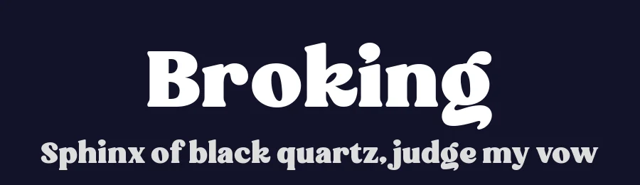 Broking by Alit Design — Decorative Font — thumbnail 2