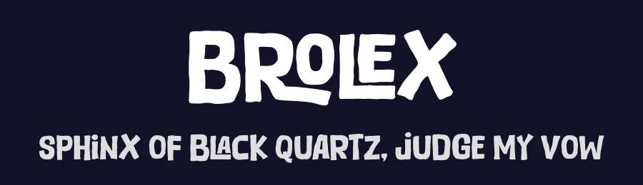 Brolex by Khurasan — Decorative Font — thumbnail 2