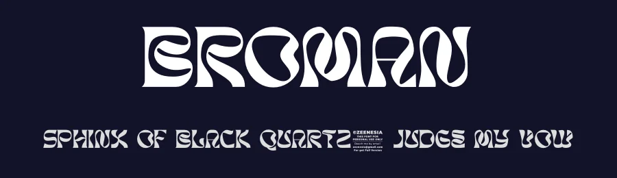 Broman by Zeenesia Studio — Decorative Font — thumbnail 2
