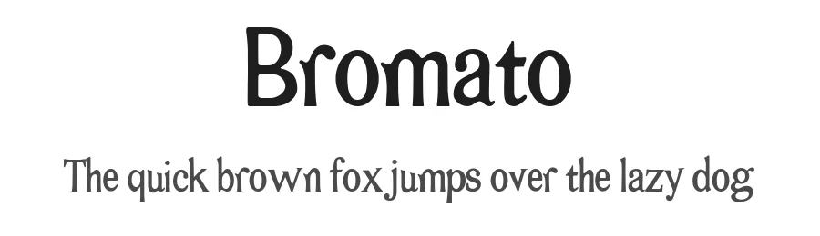 Bromato by Manuel — Decorative Font