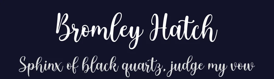 Bromley Hatch by Attract Studio — Script Handwritten Font — thumbnail 2