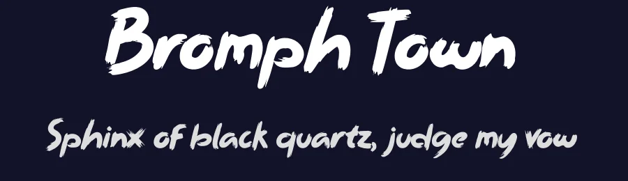 Bromph Town by Beta Dine — Script Handwritten Font — thumbnail 2