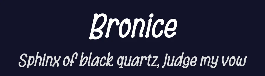 Bronice by 7NTypes — Decorative Font — thumbnail 2
