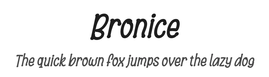 Bronice by 7NTypes — Decorative Font